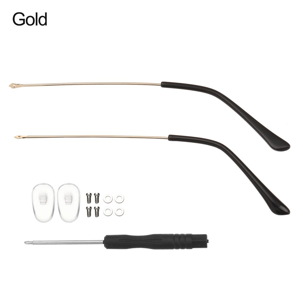 1 Pair Glasses Metal Replacement Leg Temple Arm Eyeglasses Frame Anti-Slip Glasses Frame Repair Eyewear Accessories Universal