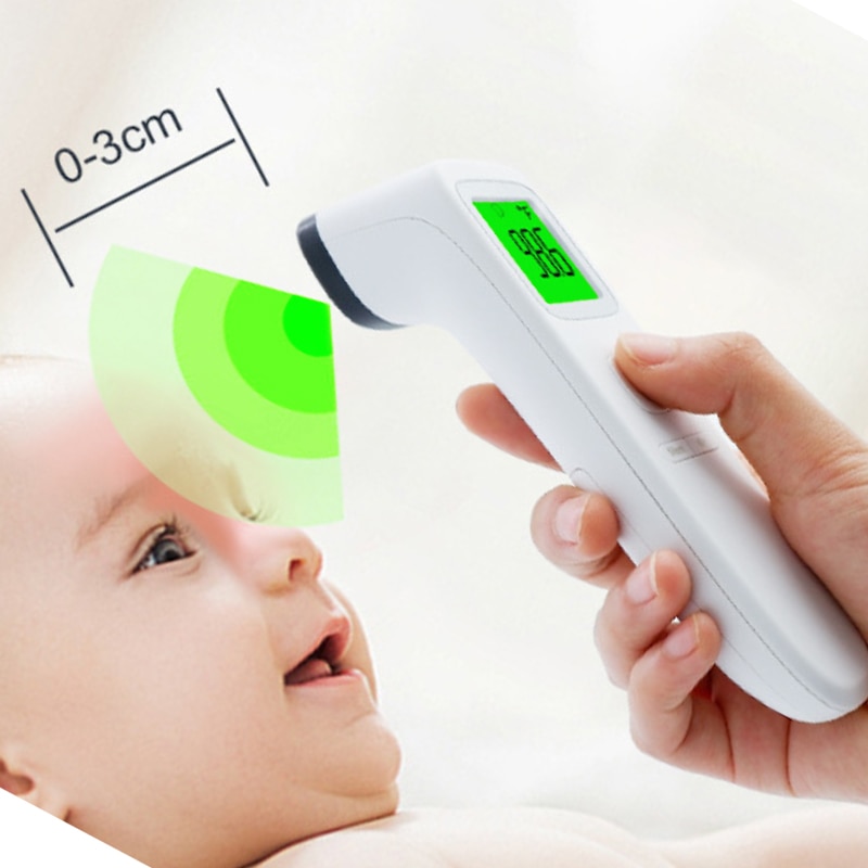 Non-Contact Baby Infrared Thermometer, clinical Accurate Digital Fever IR Forehead Termometro Non Contact 0-3CM temperature