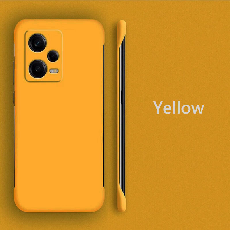 Ramlöst, smalt, matt, hårt pc-bakstycke till xiaomi redmi note 12 pro plus turbo note 12 pro plus +5g, stötsäkert fodral: Duk / Lila