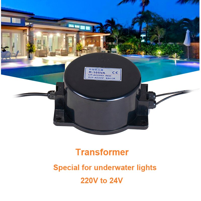 Led Swimming Pool Light AC12V 24V 6W Waterproof Decorative Stainless Steel LED Lamp for Swim SPA Lamps Pool Lighting