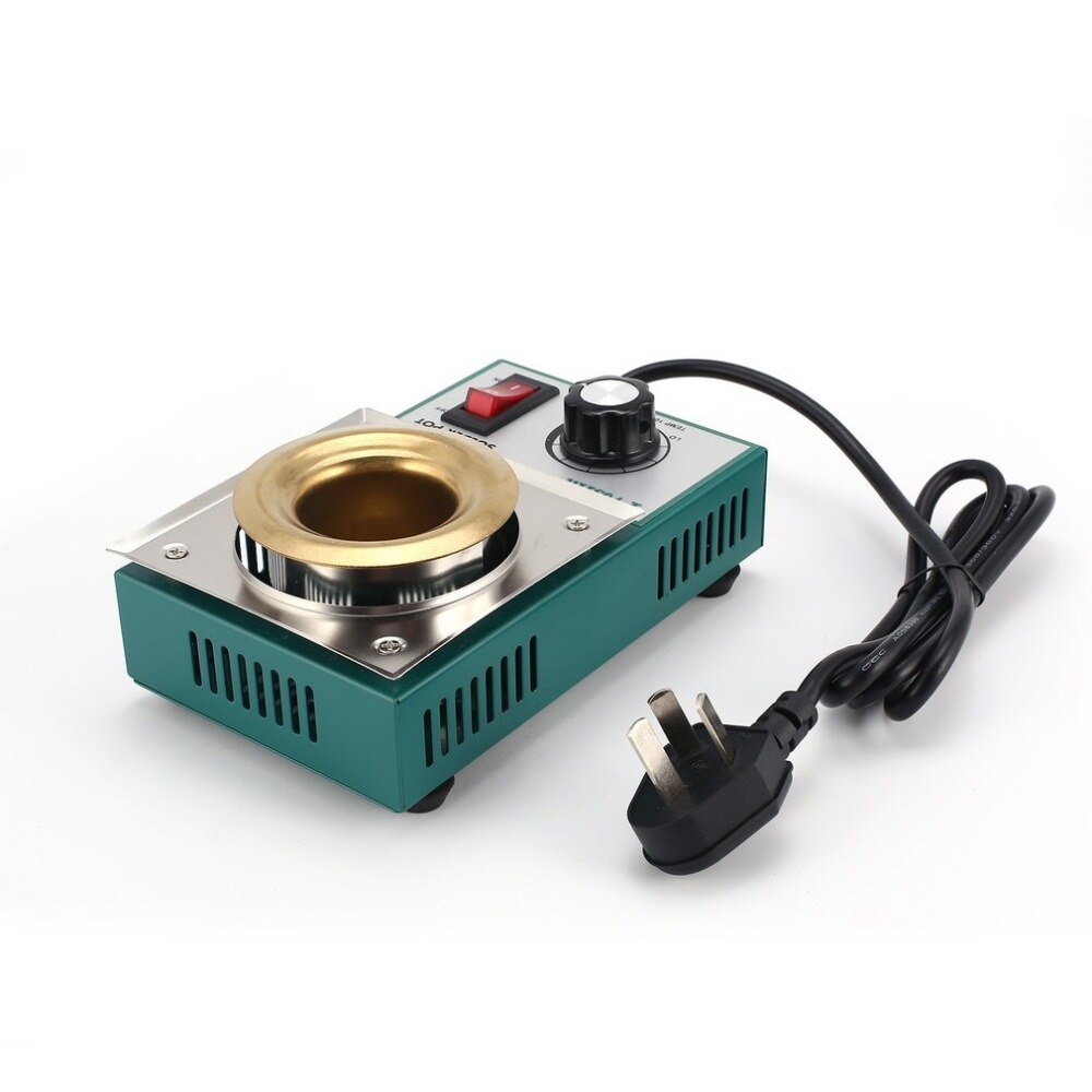 Horno para desoldar soldadura de estaño de crisol Proskit de 150W, herramienta de soldadura de temperatura ajustable de calefacción rápida de 100-600 grados