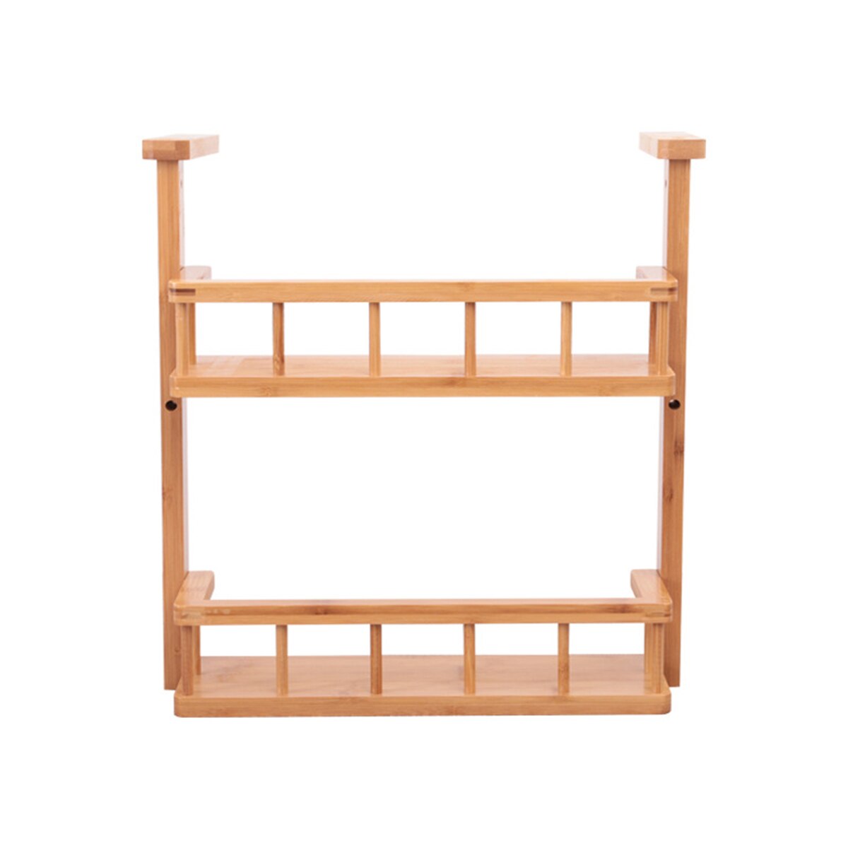 Multi-Layer Bamboo Adjustable Refrigerator Shelf Fridge Side Rack Sidewall Holder Kitchen Supplies Organizer Side Hanging Rack