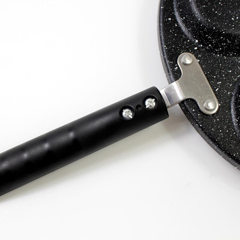 6 Holes Fried Eggs Cooking Frying Pan,Non-Stick Pan Egg Burger Mold Multi-Function Home Poached Egg Pancake Plate