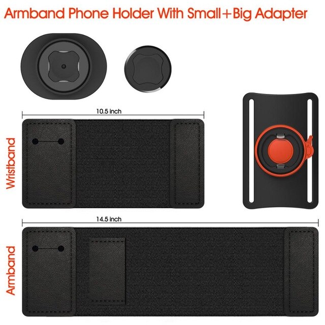 Universal Running Sports Armband for sumsang iPhone 11 X 8 7 Case Cover Holder Arm Band Wrist Case Bag for 4 to 6 Inch Phone: Options 3