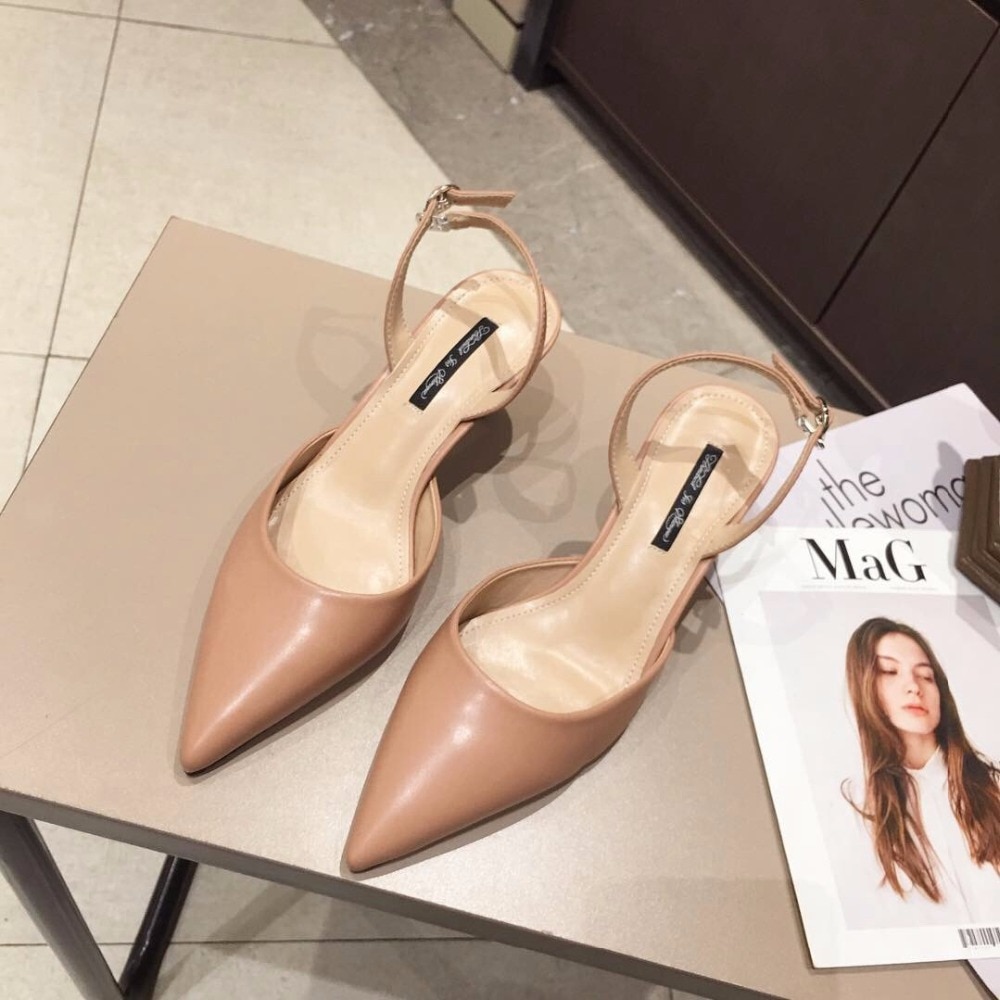 Sandalias de lunares para mujer Zapatos de tacón alto delgados con tiras traseras sandalia zapatos de verano para mujer Zapatillas de playa