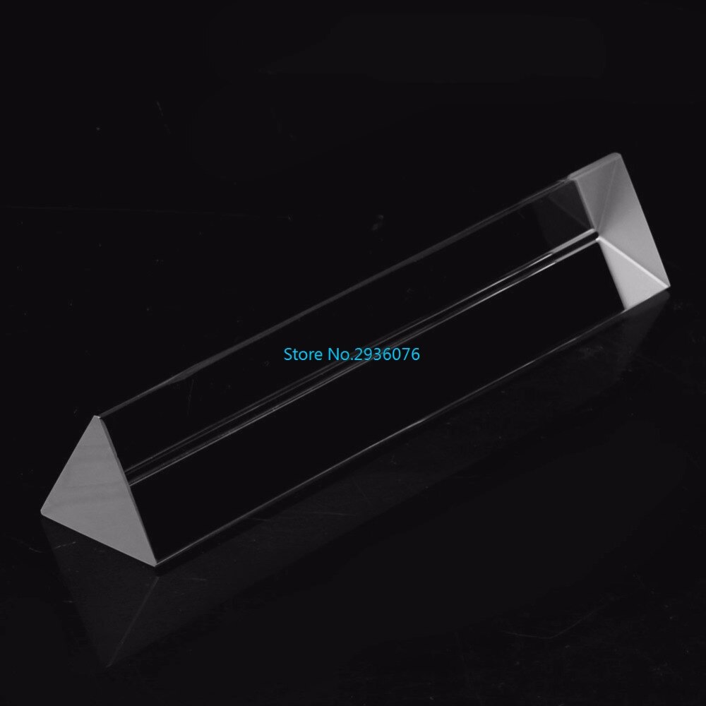 Optical Glass Triple Triangular Prism Physics Teaching Light Spectrum Support MAR31_25