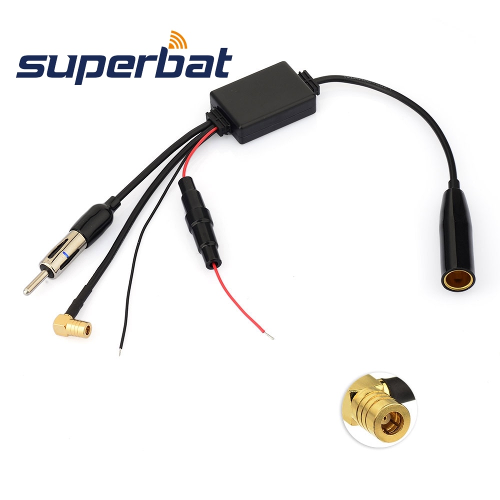 Superbat Fm/Am Naar Dab/Dab + Auto Radio Antenne Antenne Converter Signaal Splitter + Versterker Voor Jvc kenwood Sony Dab