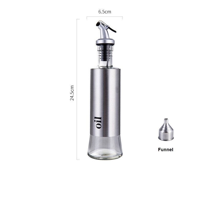 Nuovo Design Diamond Plastic Glass Oil Pot Kitchen con alta qualità e prezzo eco