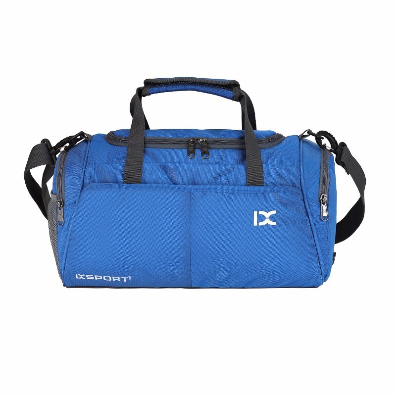 Sac à main de sport étanche en nylon pour fitness, pour hommes et femmes, pour entraînement physique, voyage, tapis de yoga,: Bleu