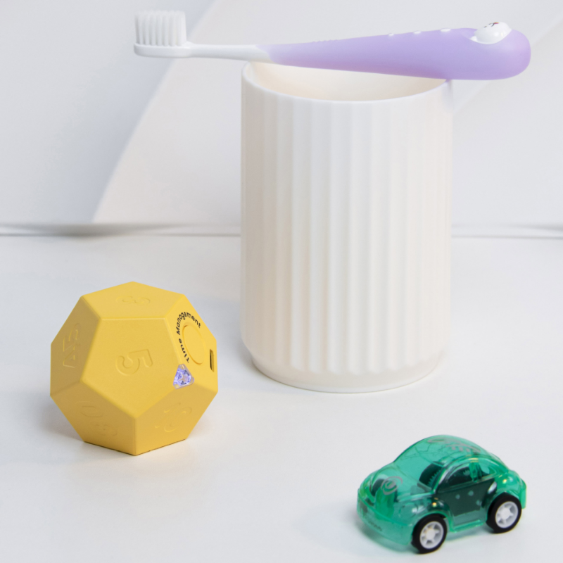 Fun and Functional Cube Shape Timer for Home Office School 1-60Minutes Study Workout Timer Study Management Tool Craft