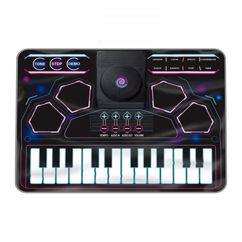 Dj Muziek Deken, Puzzel, Elektronische Orgel, Leren Disc Machinedrum Elektronische Deken Multifunctionele 8 Tones: Default Title