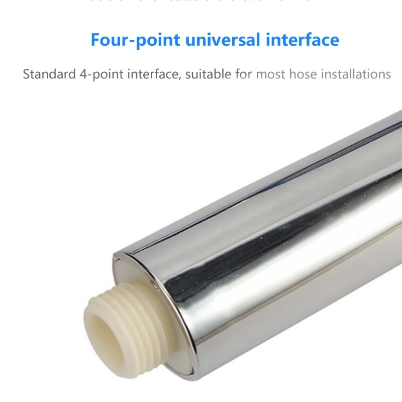 N0HB Pressurized Handheld Shower Head Bathroom Water Saving Shower Detachable Shower Head Fine Water from the Needle Hole