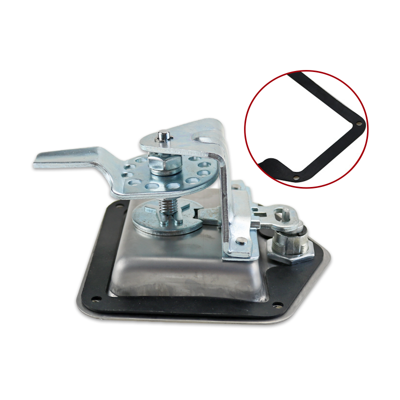 Serrure de panneau robuste en acier inoxydable, armoire industrielle, boîte à langue en forme de T, véhicule d'ingénierie, serrure de véhicule spécial