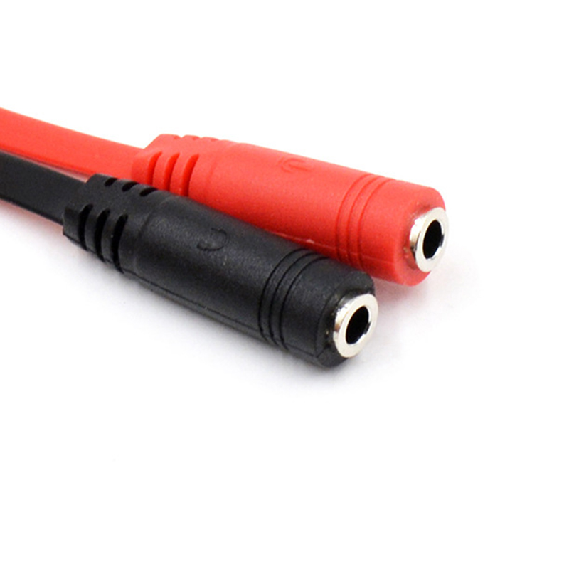 Câble séparateur Y audio pour ordinateur, adaptateur casque vers PC, 3.5mm, 2 femelle vers 1 mâle, 3.5mm, micro
