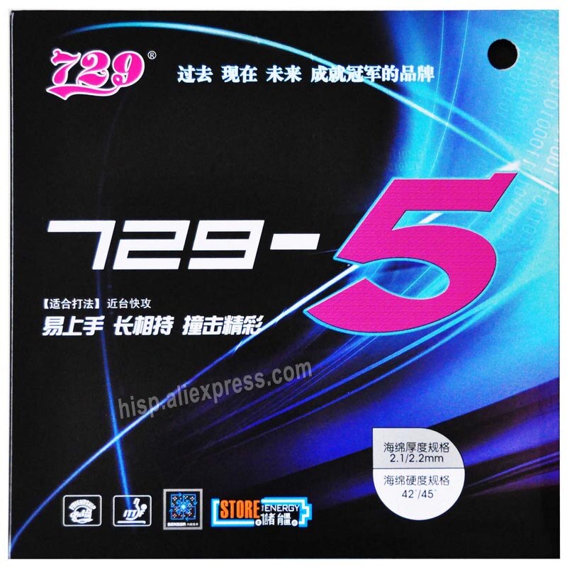 original 729 729-5 table tennis rubber for table tennis rackets blade racquet fast attack ping pong rubber