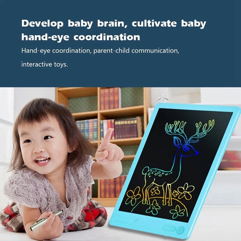 Kids LCD Handwriting Board Colorful Writing Tablet Digital Drawing Iine Pad Expand Kid Idea: Default Title