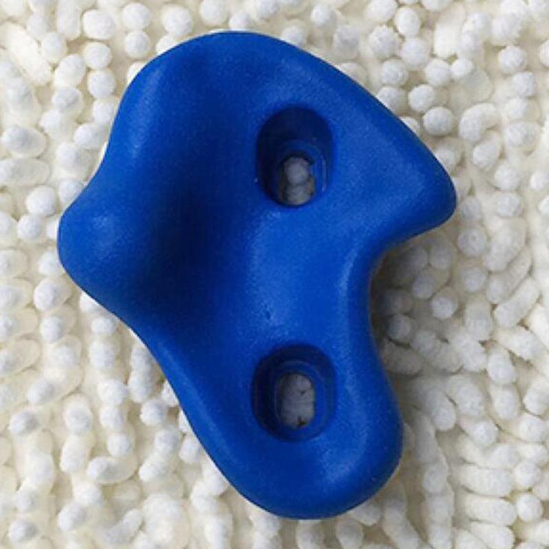 1 Pc Children Outdoor Indoor Playground Plastic Rock Climbing Holds Wall Set Kit Rock Stones Backyard Kids Toys: Blue