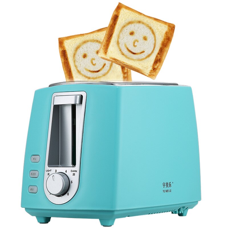 Stainless steel Electric Toaster Household Automatic Bread Baking Maker Breakfast Machine Toast Sandwich Grill Oven 2 Slice