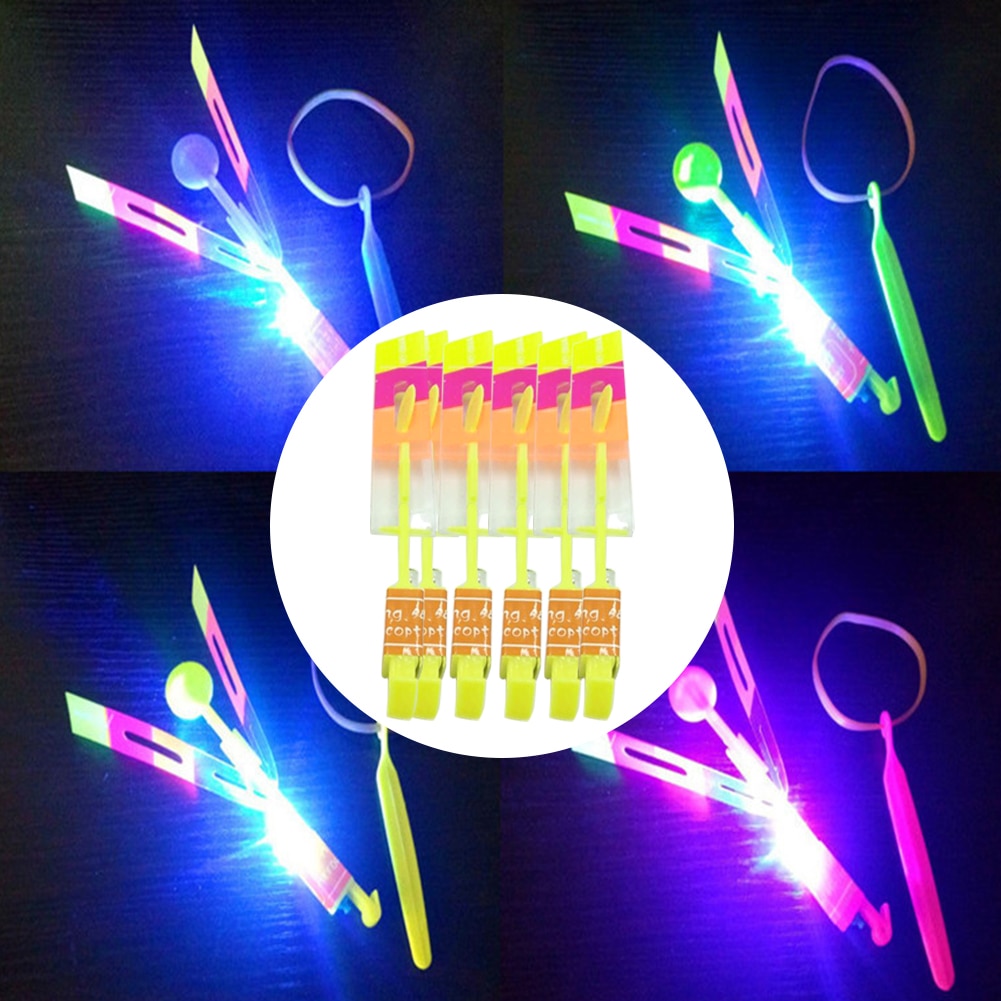 Flash copter helikopter flyvende paraply børn legetøj udendørs børn legetøj led flare flyer led flyvende fantastisk pil