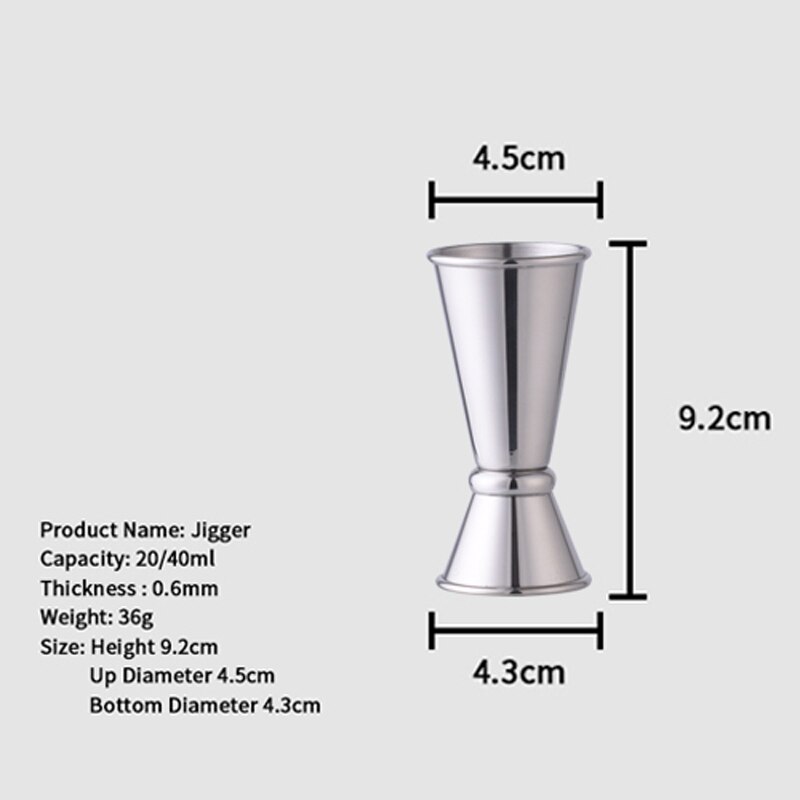 OAPE-Coctelera de acero inoxidable Boston, accesorios para camarero, barra de soporte de madera de bambú, 28oz, 600/800ml