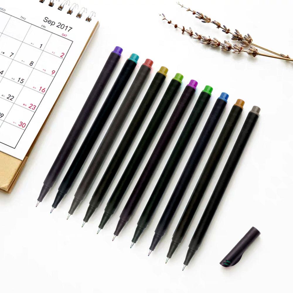 12/24/36/48/60/100 kleuren markers fineliner pen set viltstift kunstmarker set tekenen schets manga kalligrafie marker