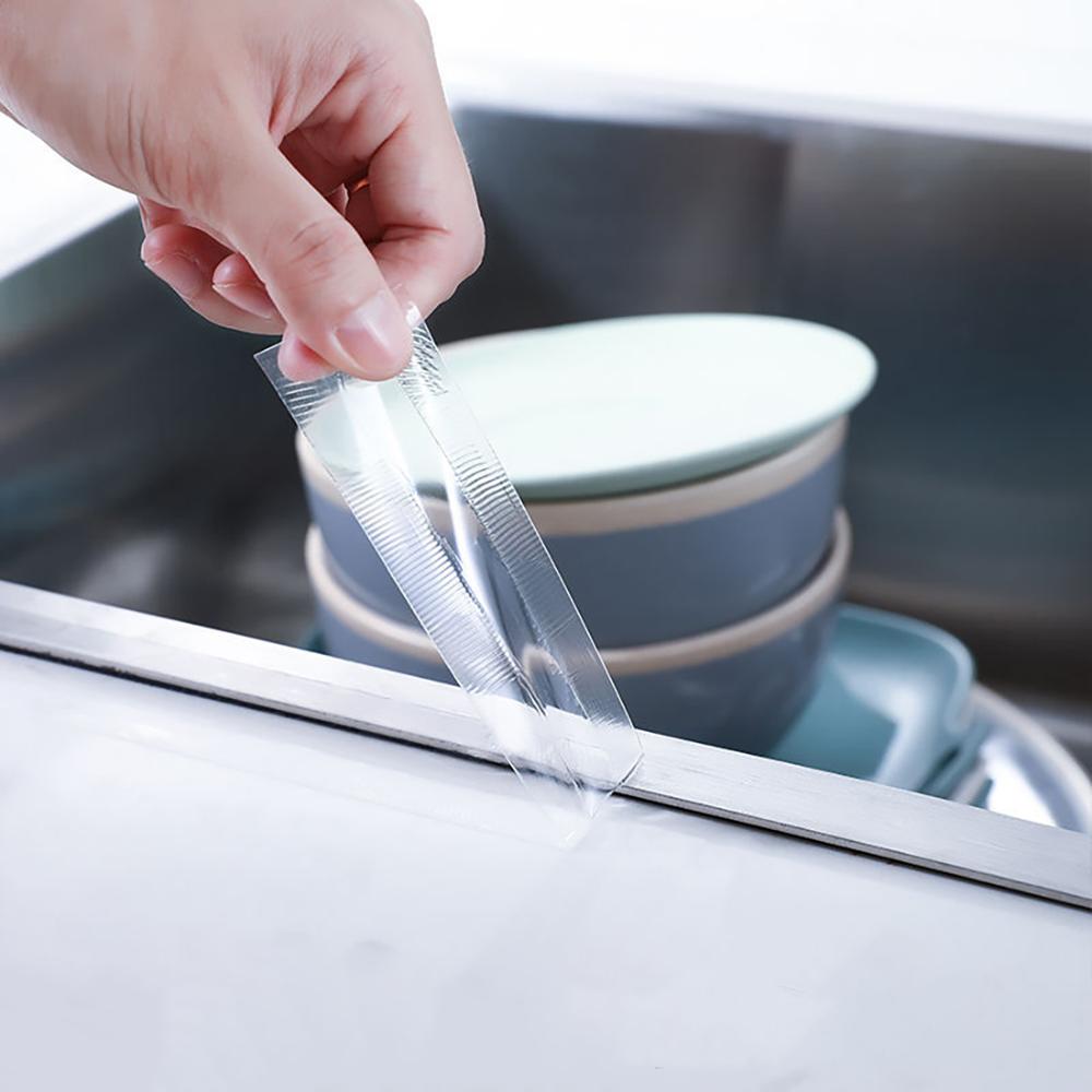 Band Caulk Streifen PVC Selbst Klebstoff Abdichten Abdichtung Band Küche Spüle Toilette Schlecht Dusche Ausrügestochen Badewanne Rosa Grau Klar