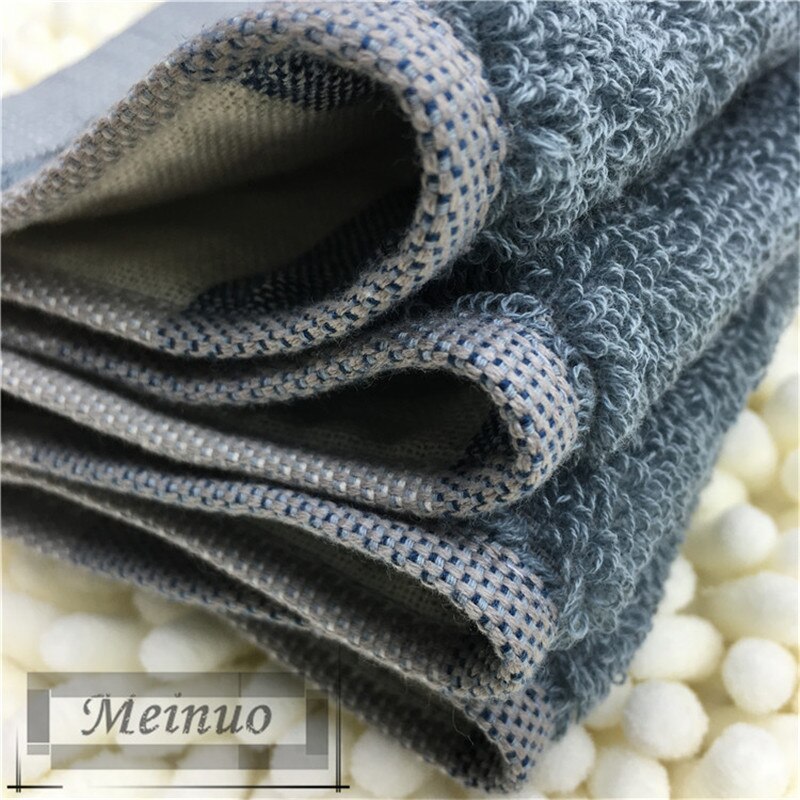 Toalla de playa de algodón 100% para hombre, Toalla de baño a rayas, suave y cómoda, 2 colores, 34cm x 75cm