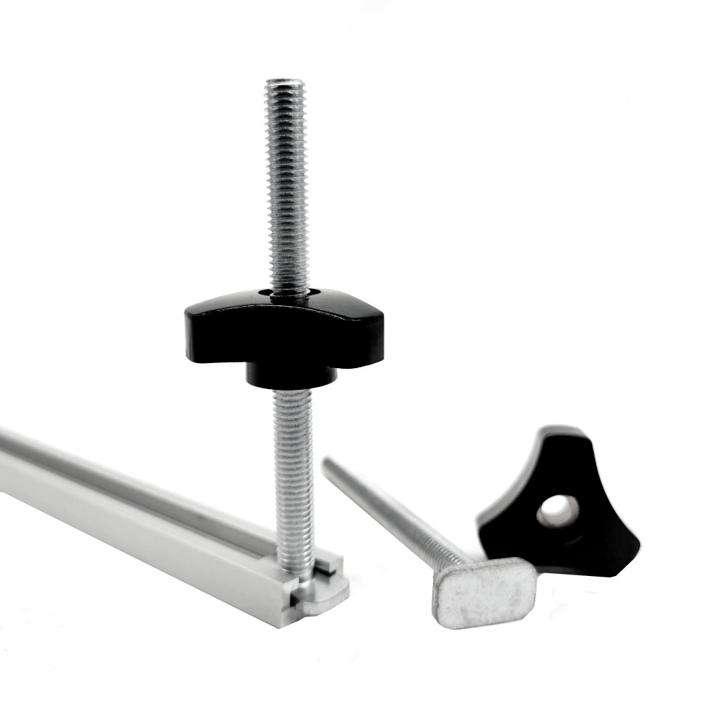 Écrou coulissant pour piste d'onglet, fente en T, jeu de boulons et d'écrous en T, outil pour le travail du bois, gabarits, fixation à vis, établi, fixation à fente en T, 5/10 pièces