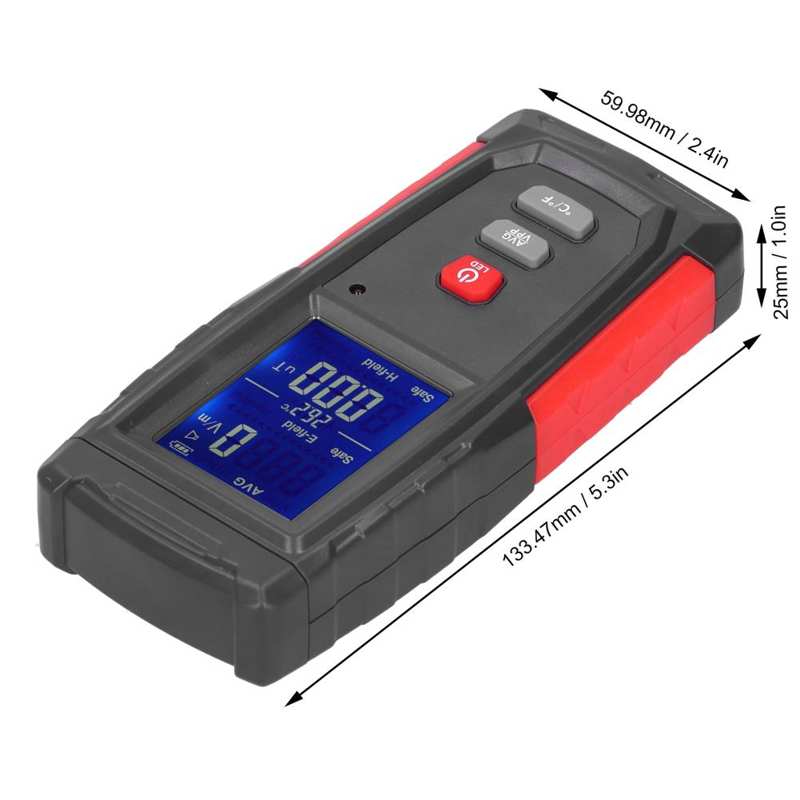 Electromagnetic Radiation Detector Electromagnetic Radiation Tester Stylish for Industrial Sites Home