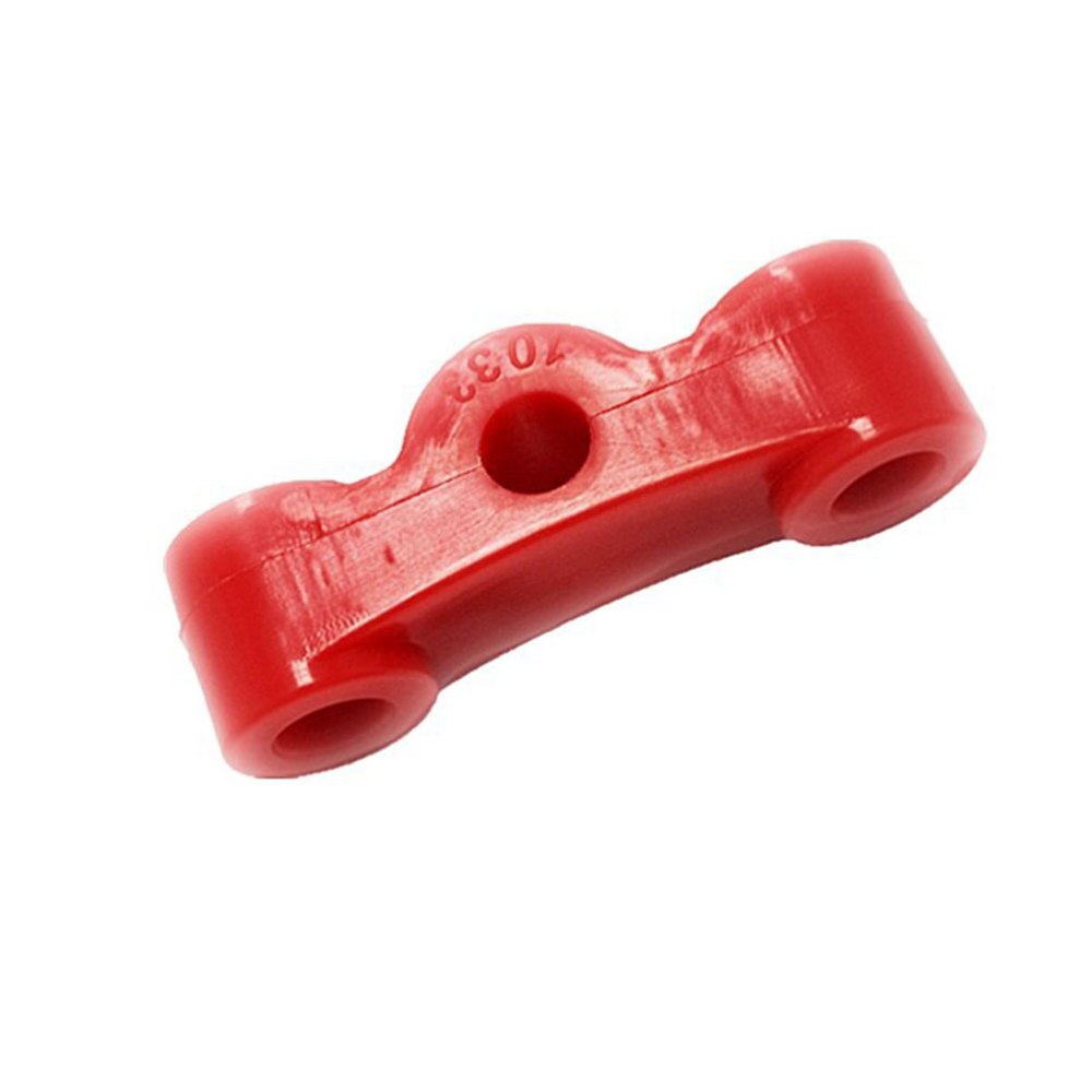 1 Juego de buje de transición estable, buje de barra de palanca de partes de coche rojo para vehículo de coche