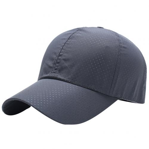 Mannen En Vrouwen Casual Caps, Sneldrogend Mesh Cap, Ademend Zonnebrandcrème Baseball Cap: Dark Gray