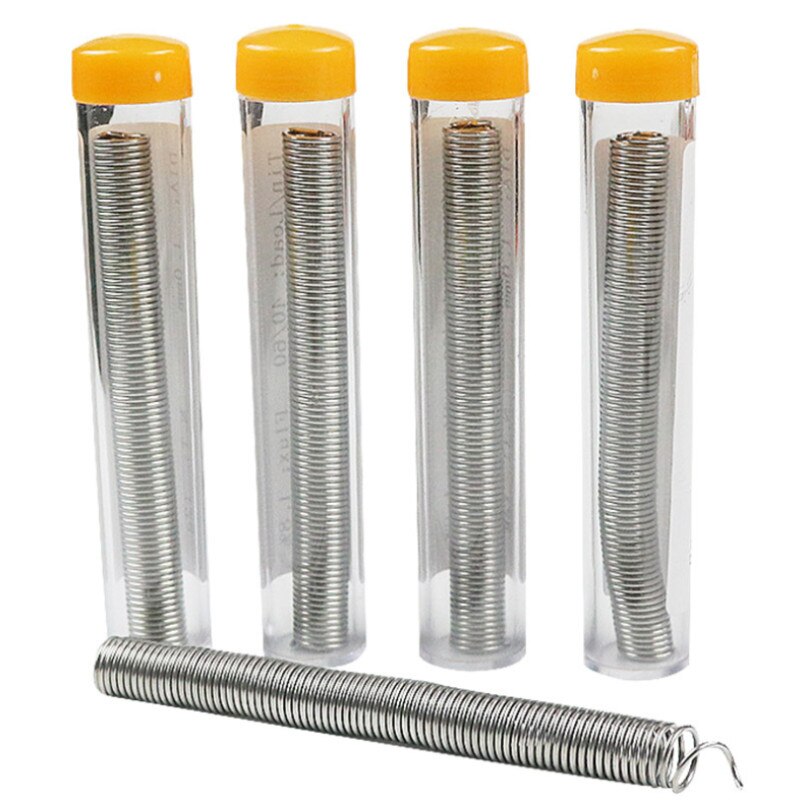 1.0mm 40/60 Tin/Resin Flux Rosin Core Solder Soldering Wire & Pen Tube Dispenser Tin Lead Core Soldering Wire Tool
