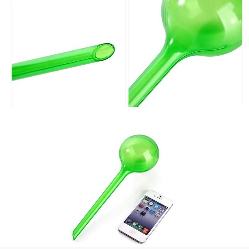 Bombillas de riego automático para plantas, bolas de autorriego para jardín, gotero de agua para flores, dispositivo de casa, sistema de goteo, color blanco/verde, 1 ud.