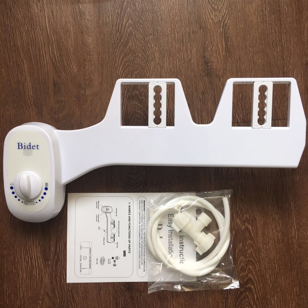 Bidet Attachment Non-Electric Toilet Bidet Seat Self-Cleaning Nozzle-Fresh Water Bidet Sprayer Mechanical Washing Bathroom Clean