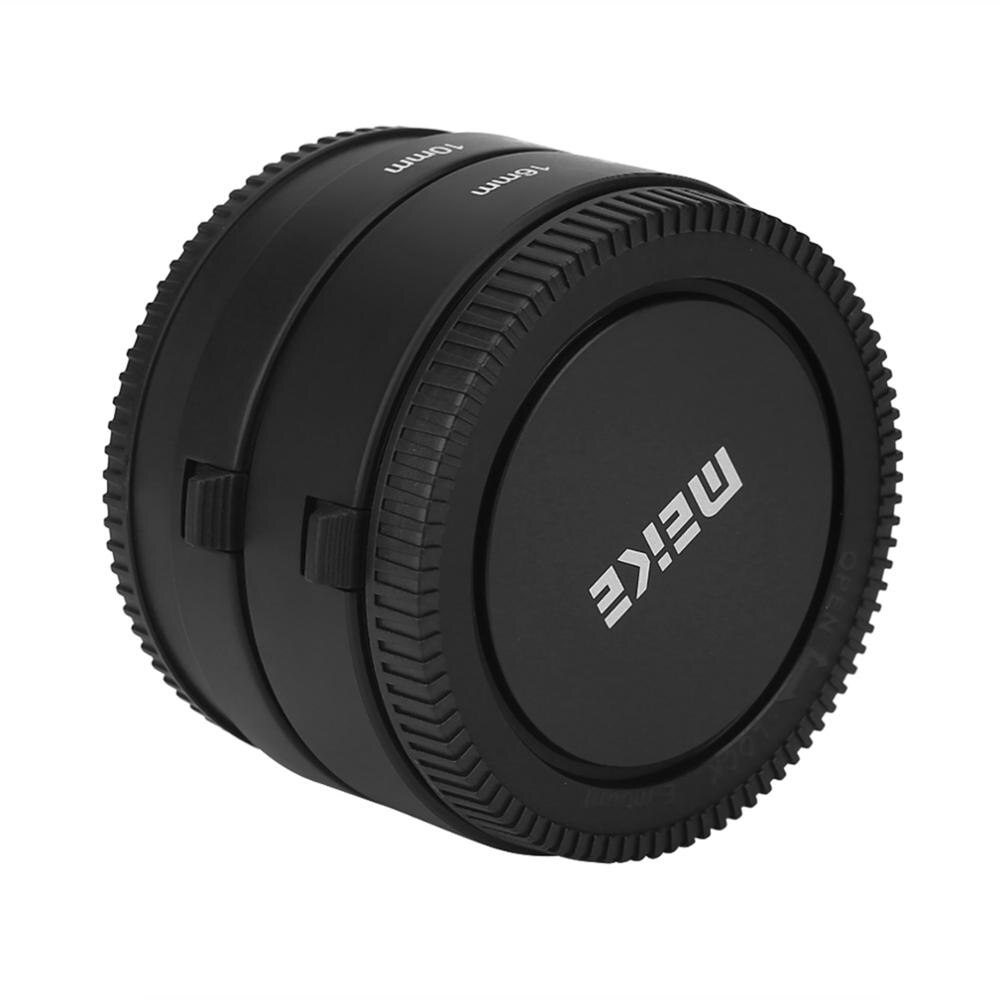 Meike-MK-S-AF3A de enfoque automático de Metal, Tubo de extensión Macro de 10mm y 16mm para Sony E/FE NEX3 NEX5 NEX6 NEX7 A5000/A6000/A7/A7M2 Series