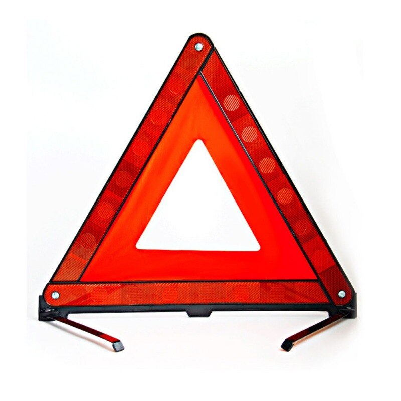 Señal de peligro de emergencia triángulo de coche señal de advertencia de avería automática Triángulo reflectante parada Tablero de muestra coches trípode