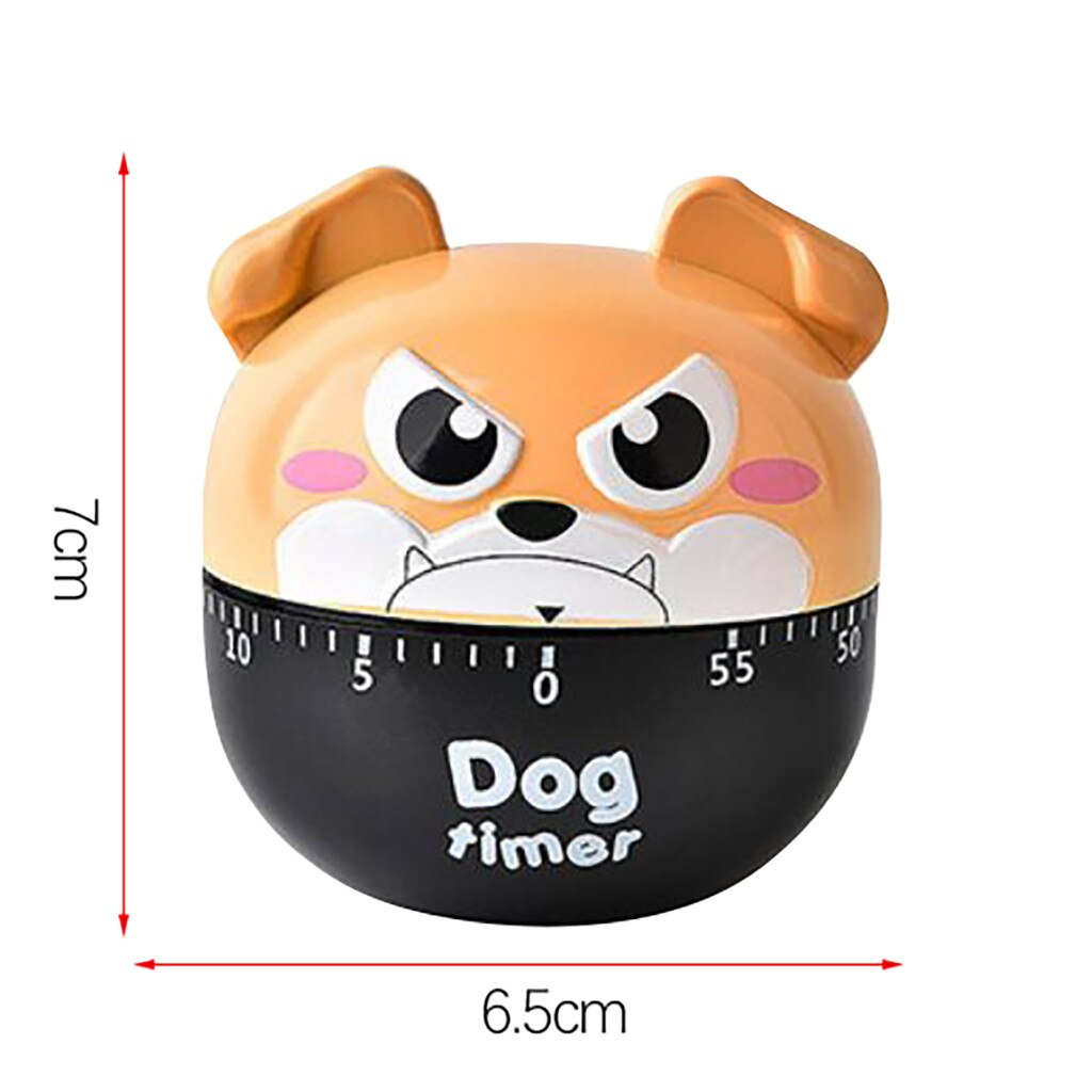 Dial Timer Reminder Alarm For Kitchen Cooking Accessories 60 Minutes Cartoon Animal Cooking Timer Temporizador De Cocina #LR1