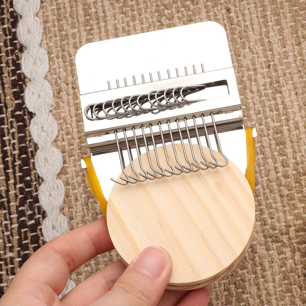 Small Loom Wooden Makes Beautiful Stitching Speedweve Type Weave Tool Fun Mending Loom Darning Machine Loom Tools