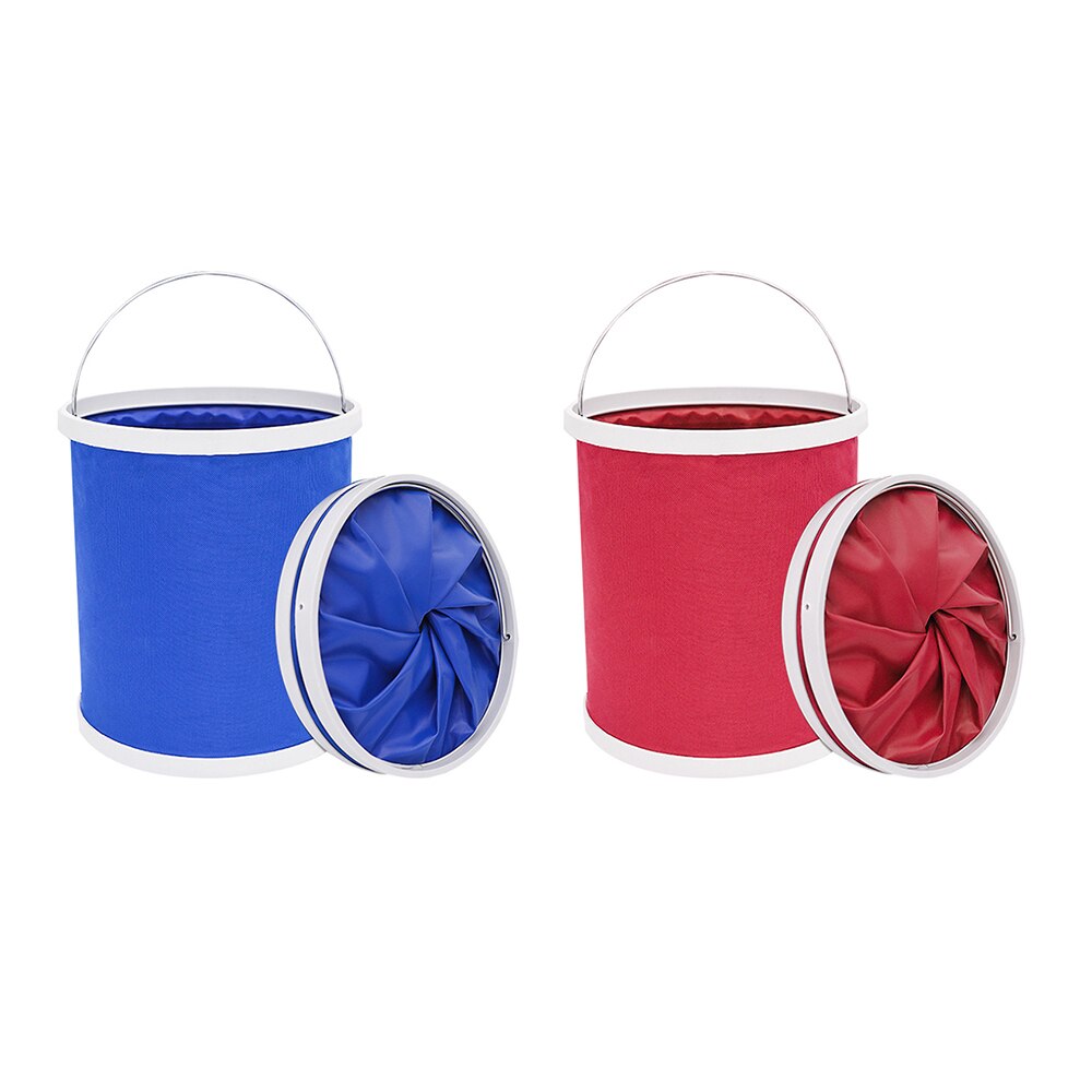 13l pano à prova dwaterproof água dobrável portátil ao ar livre acampamento pesca carro lavagem balde recipiente de armazenamento casa limpeza mop ferramentas