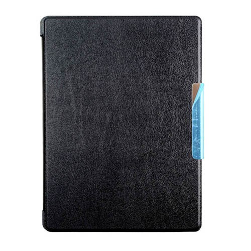 Voor 6.8 Inch Kobo Aura Editie 2 Case, ultra Dunne Lederen Hard Shell Cover Voor Kobo Aura Editie 2 N867 Gevallen Huid + Screen Film: With metal clip case