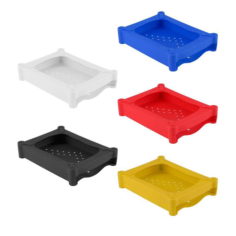 2.5 pouces Ide Sata Hdd disque dur boîte de rangement Silicone étui de protection