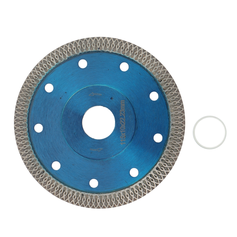 115Mm Diamond Dry Cutting Blade Disc Porcelain Ceramic Tile Turbo Thin Grinder Wheel For Marble Machine: Blauw