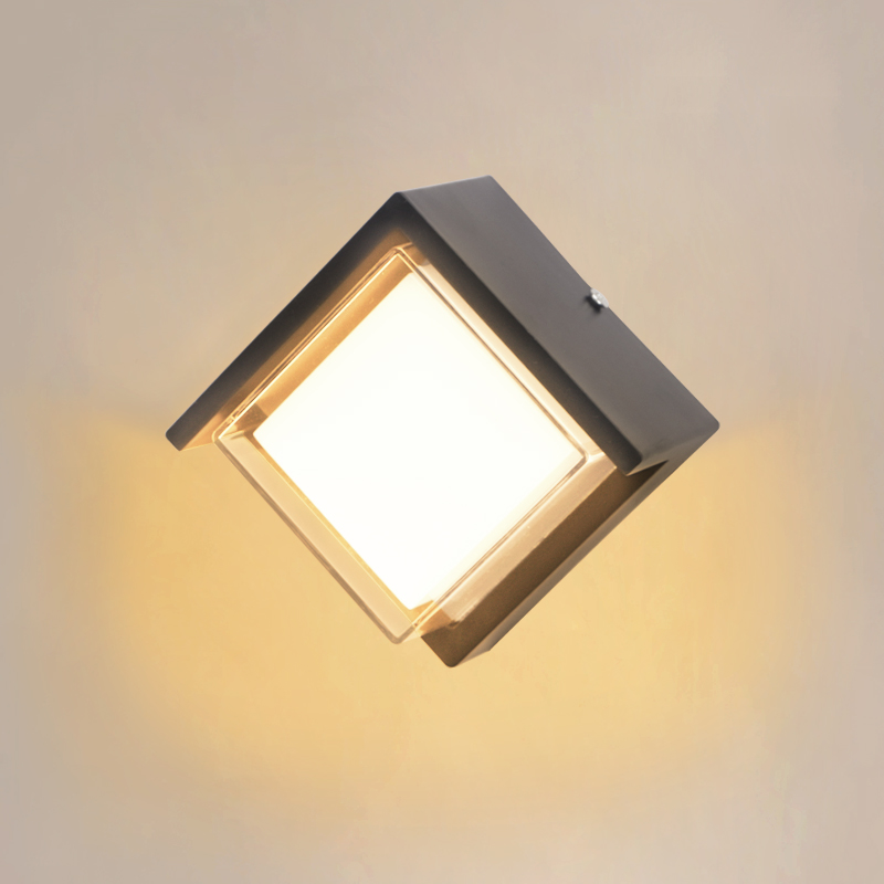 Luz Led moderna de pared para exteriores, luces impermeables para porche, balcón, jardín, lámpara de pared interior, decoración del hogar
