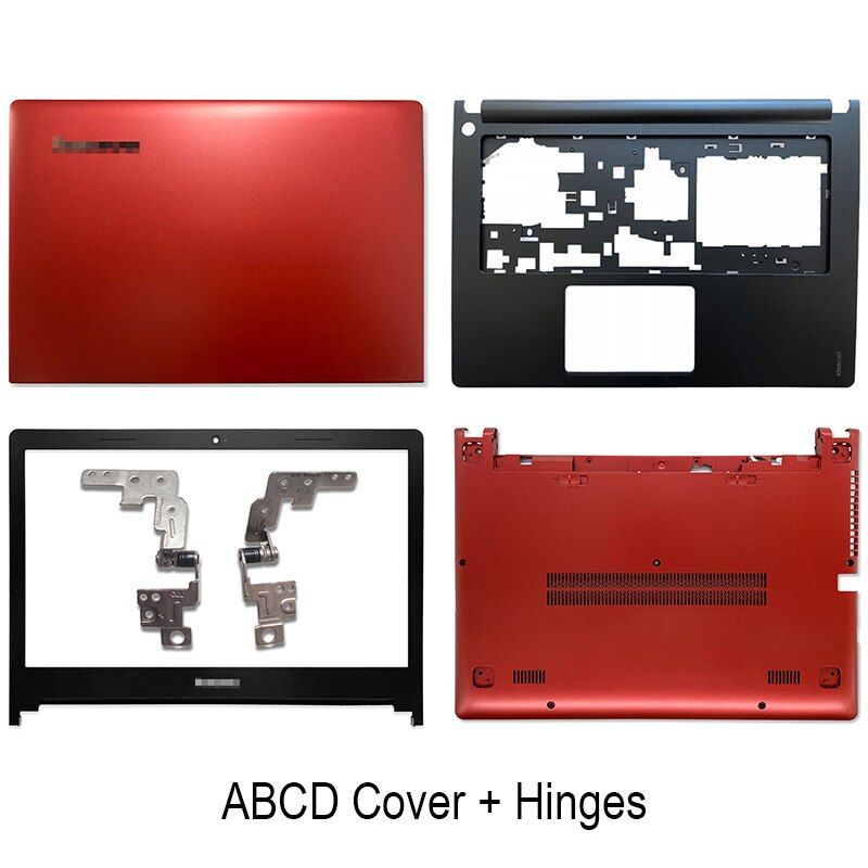 For Lenovo IdeaPad S400 S410 S405 S435 S436 Laptop LCD Back Cover/Front Bezel/Palmrest/Bottom Case Top Case Red Non Touch
