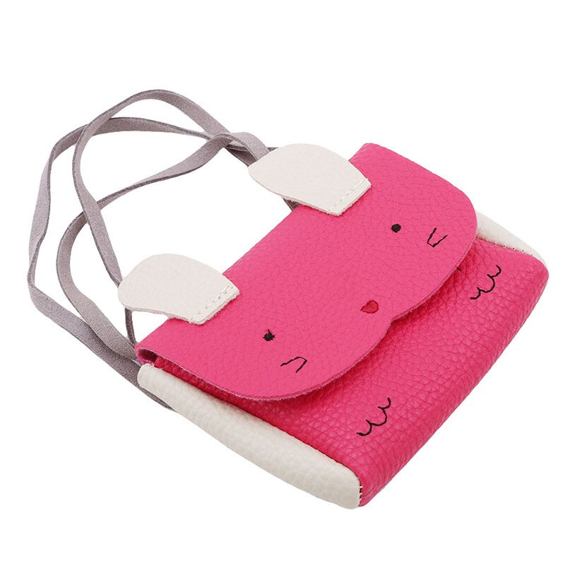 Girls PU Coin Purse Bag Wallet Kids Rabbit One Shoulder Bags Small Coin Purse Change Wallet Kids Bag