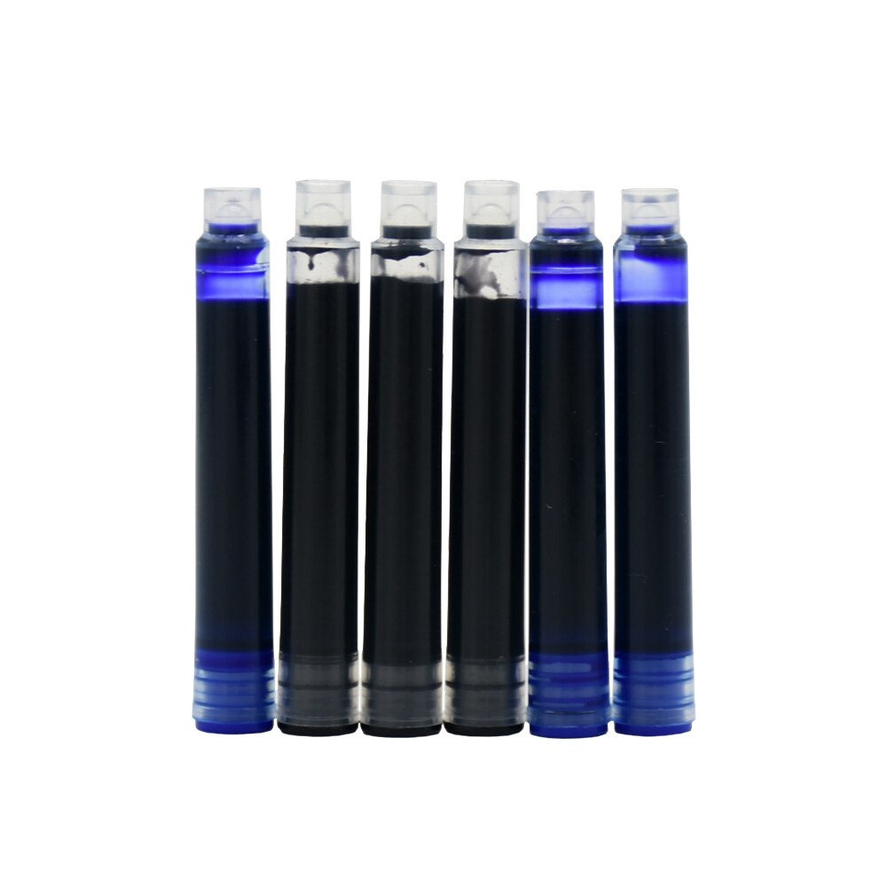 20pcs Universal Ink Sac Black Blue Universal Fountain Pen Ink Cartridges pen refill School Office Supplies