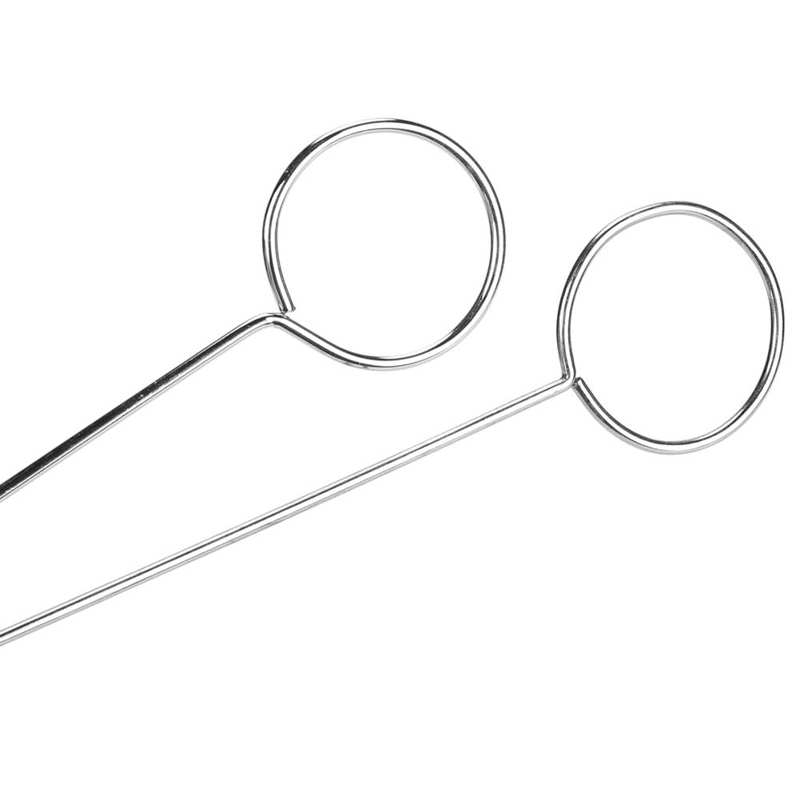 Anelli da Cucito,4 PCS Cucire Loop Turner Hook Gancio per Tornitura ad Anello per Cucire Strumento per Tornitura Lungo con Fermo Gancio per Cinture di Tessuto Accessori per Maglieria DIY