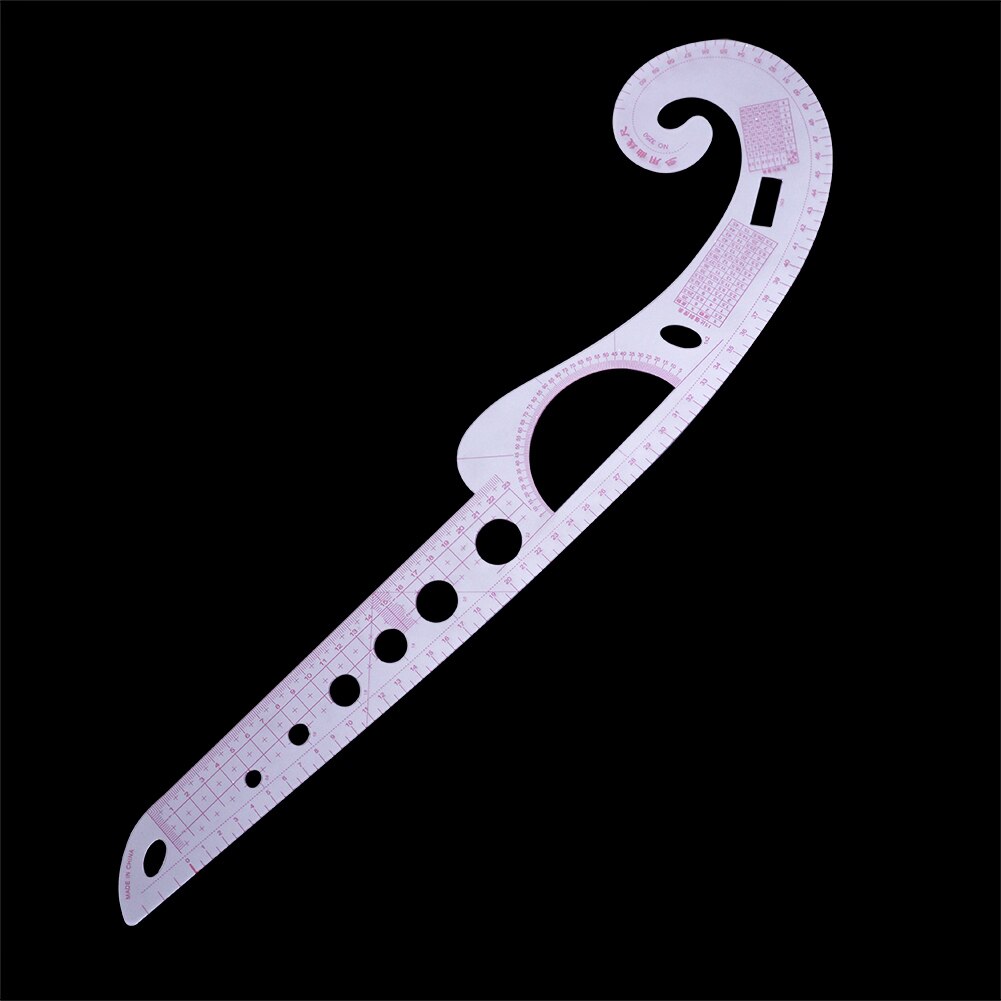 Sewing Measure Tailor Ruler Tools Soft Plastic Comma Shaped Curve Portable Measure Accurately Tools Ruler for Clothing