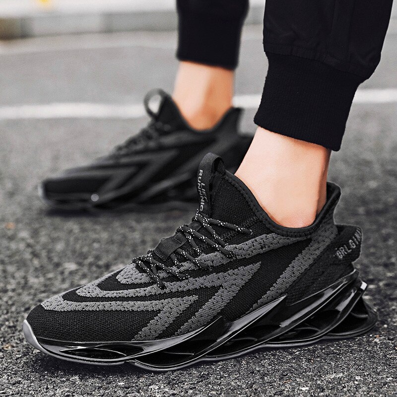 High end trendy herresneakers trend udendørs vulkaniserede sko letvægts behagelige fritidssko blade tide sko