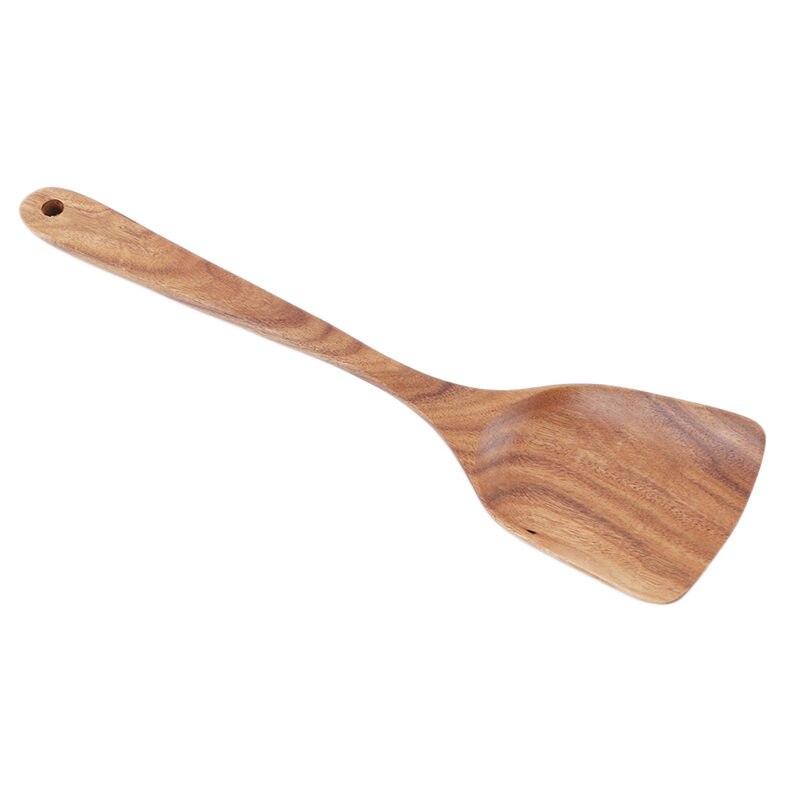 Ibili Houten schuimspaan 34 cm - Beukenhout keukentool